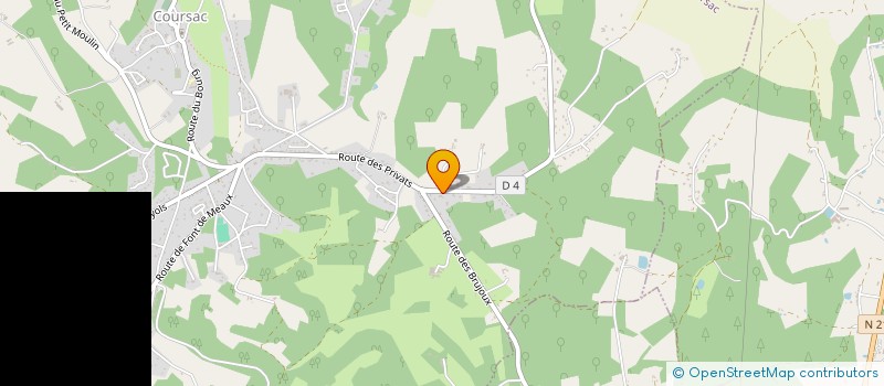 localisation de l'entreprise MADAME MAGALI LE NAOUR  COURSAC