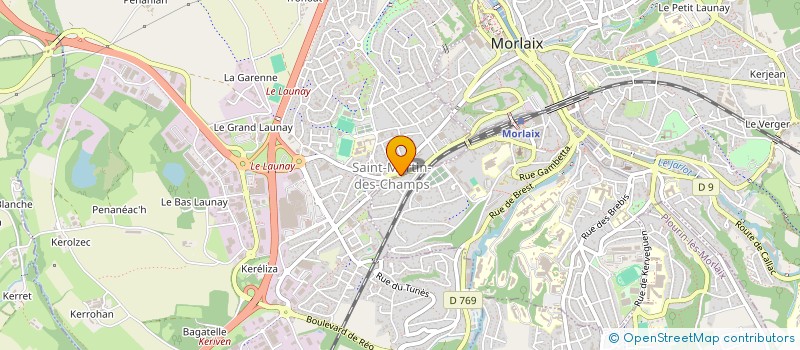 localisation de l'entreprise MADAME MAGALI LE ROUX  MORLAIX