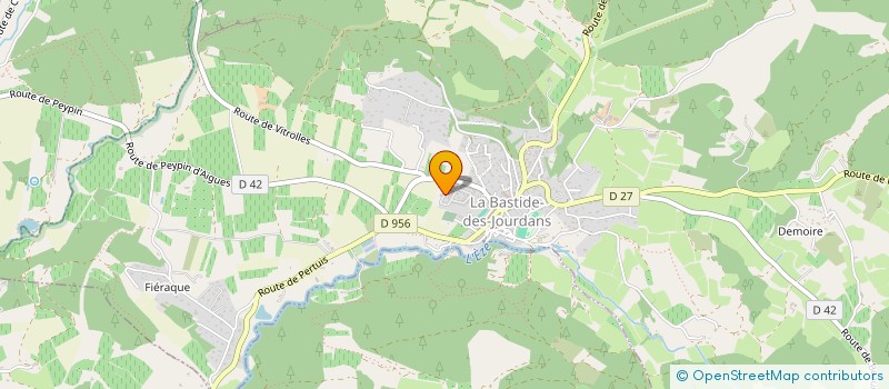 localisation de l'entreprise MADAME MAGALI LE ROY  LA BASTIDE-DES-JOURDANS