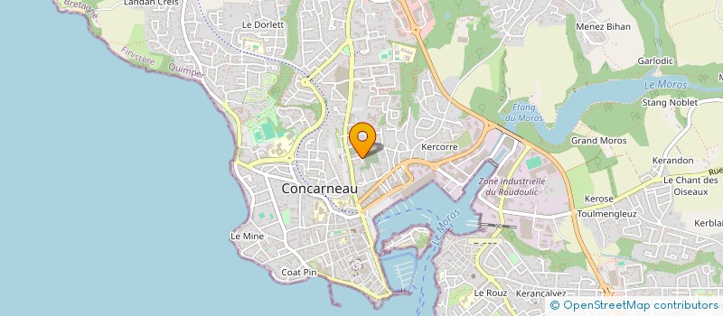 localisation de l'entreprise MADAME MAGALI LEAUMENT à CONCARNEAU