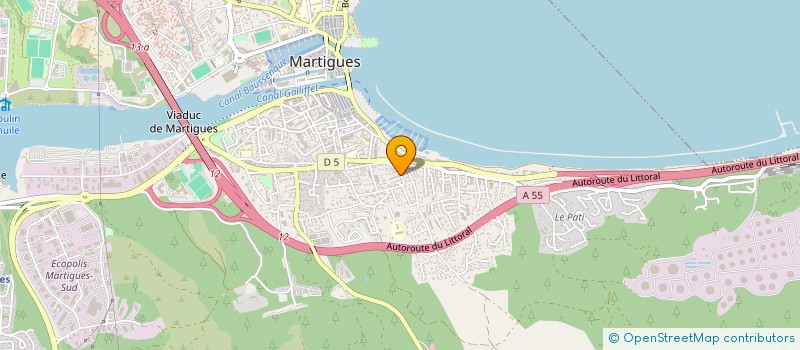 localisation de l'entreprise MADAME MAGALI LEBRE à MARTIGUES