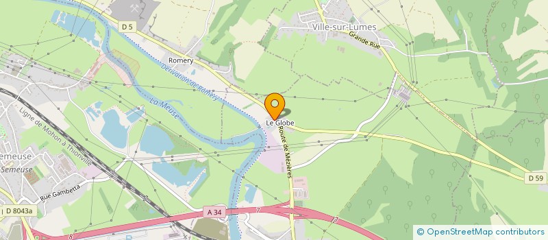 localisation de l'entreprise MADAME MAGALI LEBRUN  LUMES