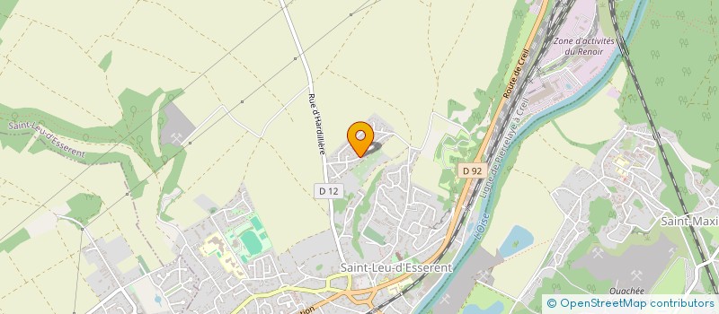 localisation de l'entreprise MADAME MAGALI LECLERCQ  SAINT-LEU-D'ESSERENT