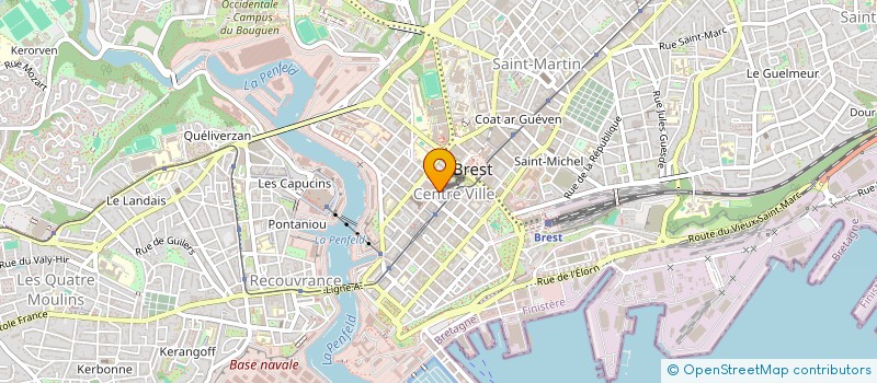 localisation de l'entreprise MADAME MAGALI LEFEBVRE à BREST