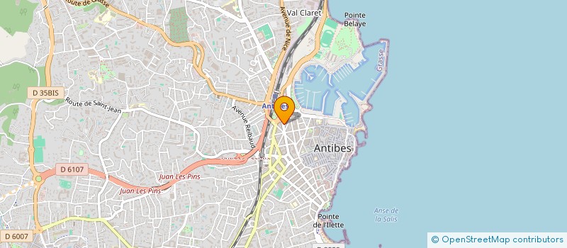 localisation de l'entreprise MADAME MAGALI LEFEUVRE à ANTIBES