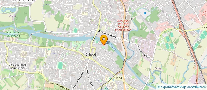 localisation de l'entreprise MADAME MAGALI LEFIZELIER à OLIVET