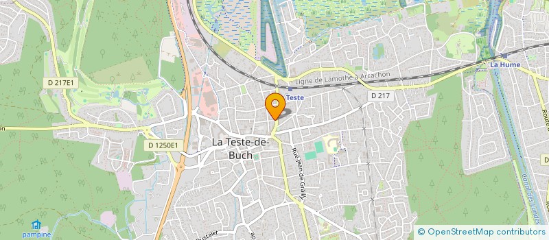 localisation de l'entreprise MADAME MAGALI LELY à LA TESTE-DE-BUCH