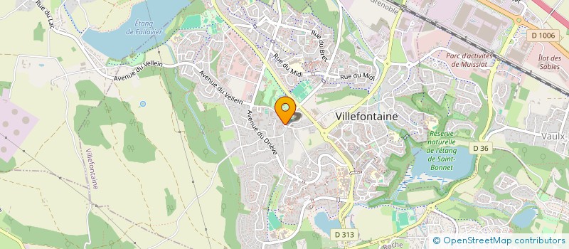 localisation de l'entreprise MADAME MAGALI LEMARCHAND  VILLEFONTAINE