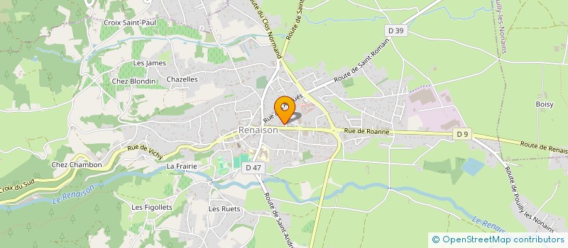 localisation de l'entreprise MADAME MAGALI LENGRAND  RENAISON