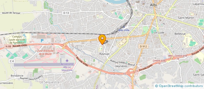 localisation de l'entreprise MADAME MAGALI LENOC à ALBI