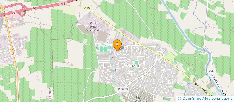 localisation de l'entreprise MADAME MAGALI LENS  SAUVIAN