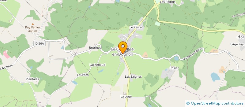 localisation de l'entreprise MADAME MAGALI LEPETIT à LE CHATENET-EN-DOGNON