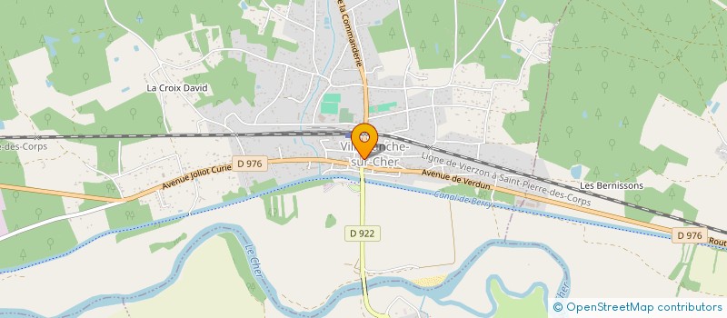 localisation de l'entreprise MADAME MAGALI LEPIFFE  VILLEFRANCHE-SUR-CHER