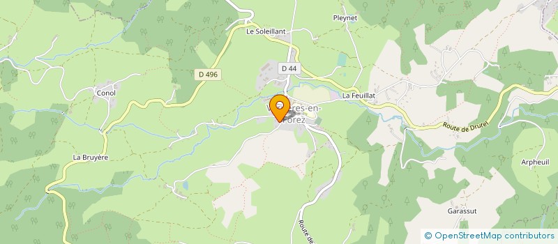 localisation de l'entreprise MADAME MAGALI LESPRIT  VERRIERES-EN-FOREZ