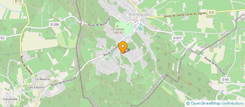 localisation de l'entreprise MADAME MAGALI LEYRIS  ROCHEGUDE