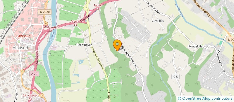 localisation de l'entreprise MADAME MAGALI LHOMME  MONTAUBAN