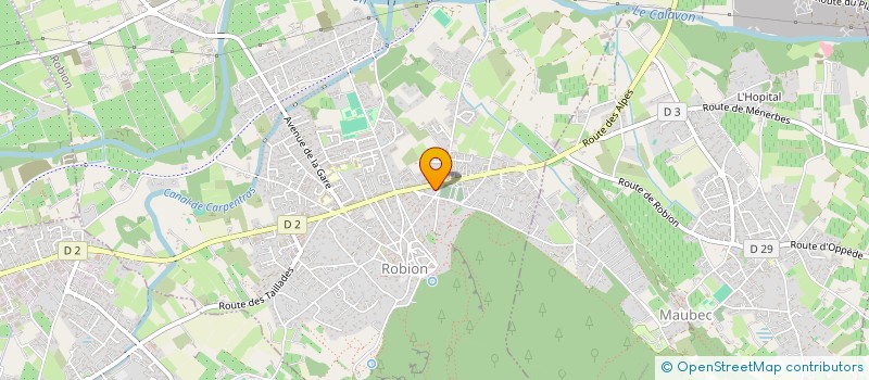 localisation de l'entreprise MADAME MAGALI LILLAMAND  ROBION