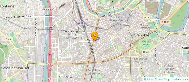 localisation de l'entreprise MADAME MAGALI LOPES à GRENOBLE