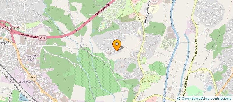 localisation de l'entreprise MADAME MAGALI LORENZATTI à FREJUS