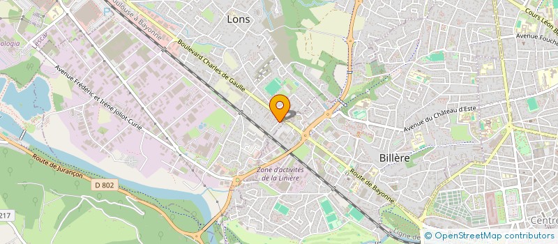 localisation de l'entreprise MADAME MAGALI LOUROUSE à LONS