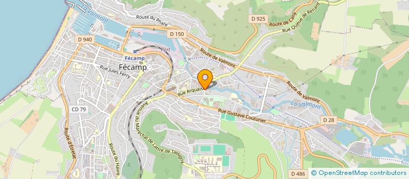 localisation de l'entreprise MADAME MAGALI LUCAS  FECAMP