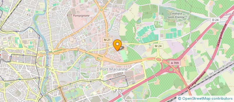 localisation de l'entreprise MADAME MAGALI LUTERS à MONTPELLIER