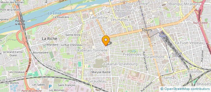 localisation de l'entreprise MADAME MAGALI LUZE à TOURS
