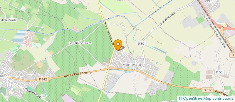 localisation de l'entreprise MADAME MAGALI MACH  MONTESCOT