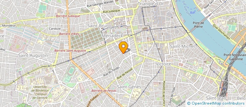 localisation de l'entreprise MADAME MAGALI MAGERE à BORDEAUX