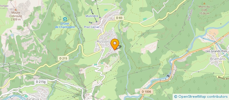 localisation de l'entreprise MADAME MAGALI MAGNIER  AUSSOIS