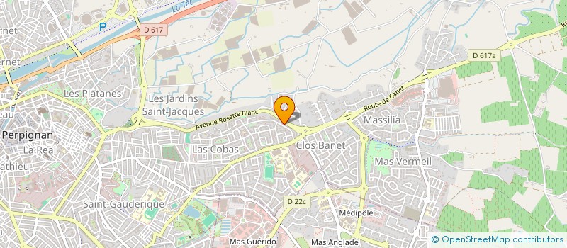 localisation de l'entreprise MADAME MAGALI MAILFERT  PERPIGNAN