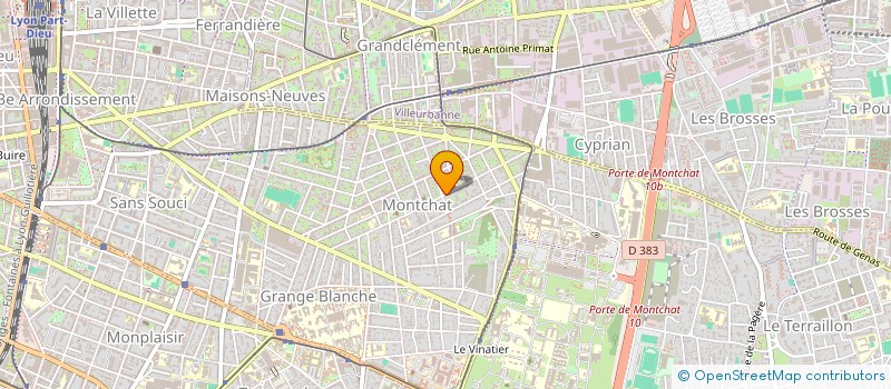 localisation de l'entreprise MADAME MAGALI MALLEK  LYON