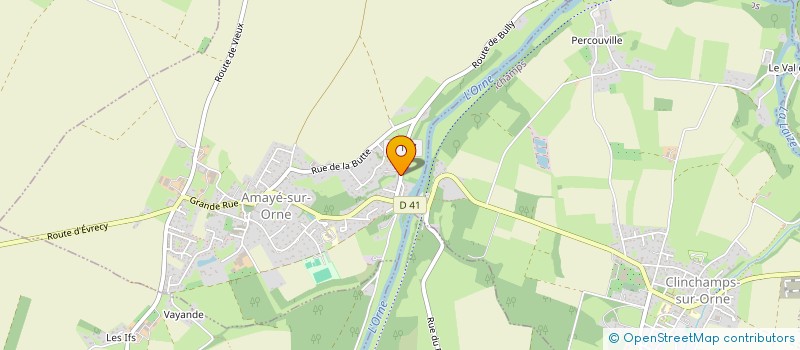 localisation de l'entreprise MADAME MAGALI MALLET  AMAYE-SUR-ORNE