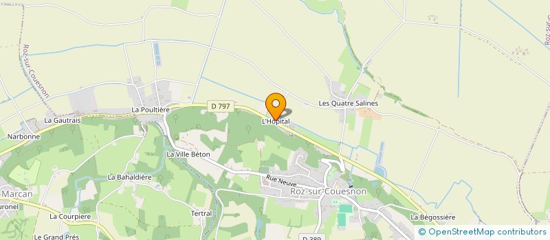 localisation de l'entreprise MADAME MAGALI MANCEL  ROZ-SUR-COUESNON