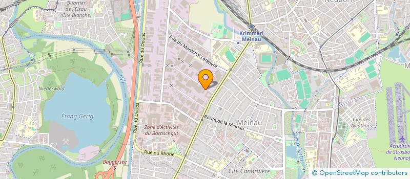 localisation de l'entreprise MADAME MAGALI MANGIN à STRASBOURG