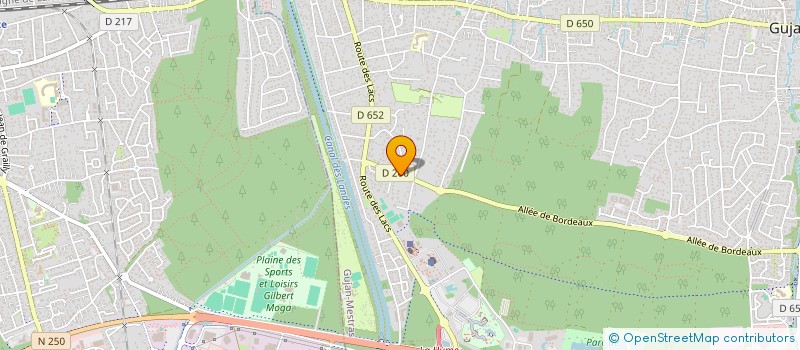 localisation de l'entreprise MADAME MAGALI MARBLEU  GUJAN-MESTRAS