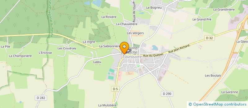 localisation de l'entreprise MADAME MAGALI MARCAY à TOUROUVRE AU PERCHE