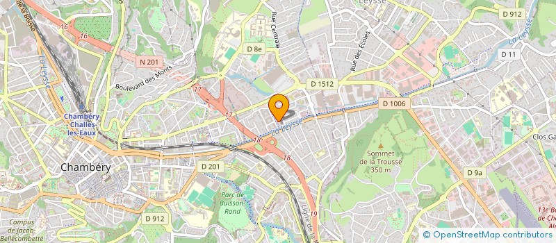 localisation de l'entreprise MADAME MAGALI MARECHET  CHAMBERY