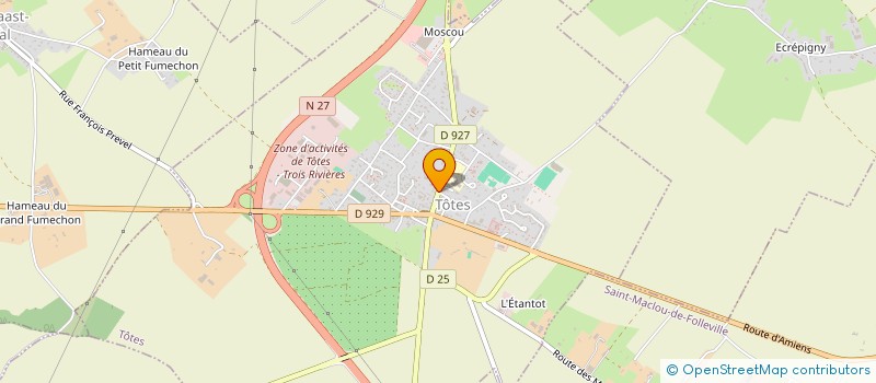 localisation de l'entreprise MADAME MAGALI MARIE  TOTES