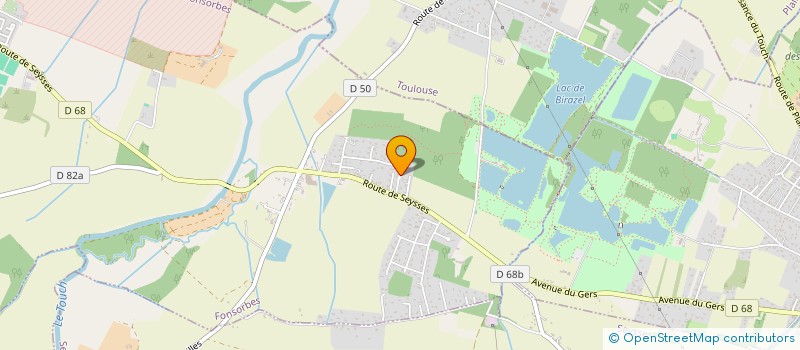 localisation de l'entreprise MADAME MAGALI MARIE SEROUX  FONSORBES