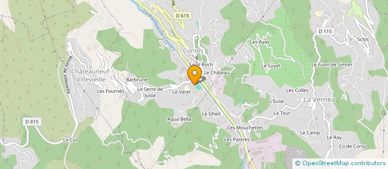 localisation de l'entreprise MADAME MAGALI MARIOLU à CONTES