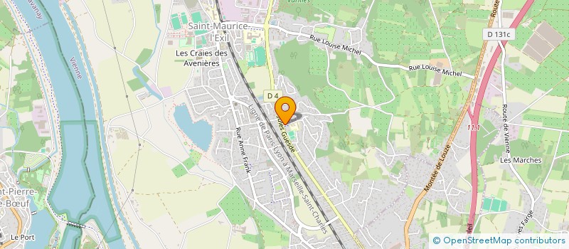 localisation de l'entreprise MADAME MAGALI MARTINEZ à SAINT-MAURICE-L'EXIL