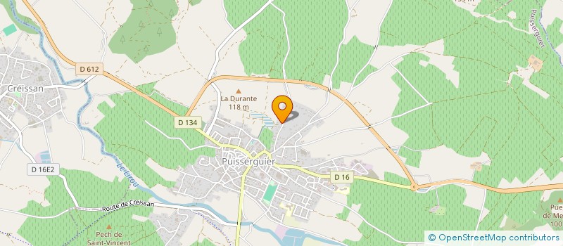 localisation de l'entreprise MADAME MAGALI MARY  PUISSERGUIER