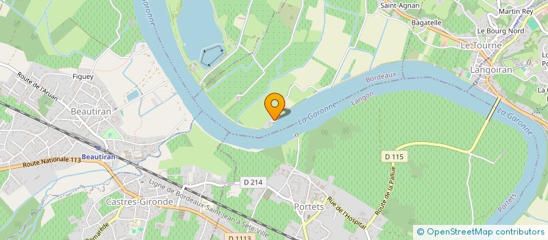 localisation de l'entreprise MADAME MAGALI MASSE  TABANAC