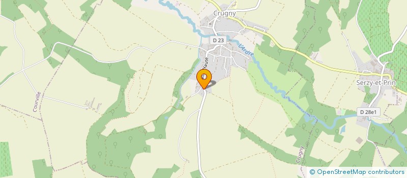 localisation de l'entreprise MADAME MAGALI MASSON  CRUGNY