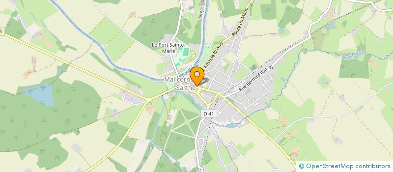 localisation de l'entreprise MADAME MAGALI MATHIS  MALICORNE-SUR-SARTHE