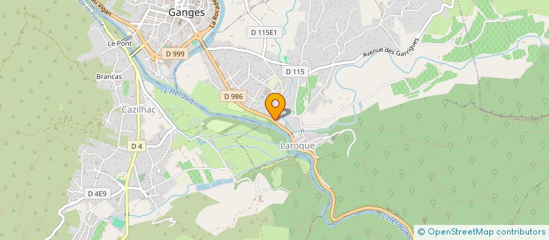 localisation de l'entreprise MADAME MAGALI MAUGUIN  LAROQUE