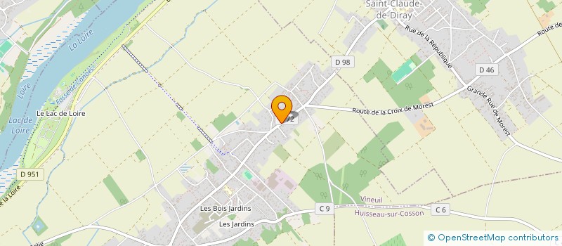 localisation de l'entreprise MADAME MAGALI MAUREL  VINEUIL