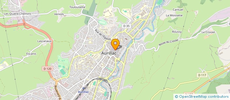 localisation de l'entreprise MADAME MAGALI MAUREL à AURILLAC