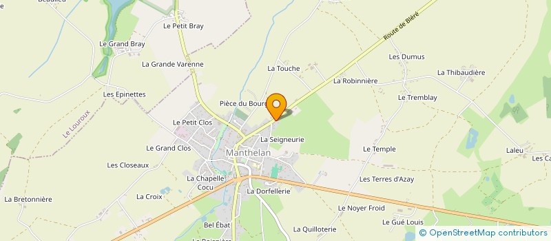 localisation de l'entreprise MADAME MAGALI MAURICE  MANTHELAN